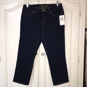 Michael Kors Dark Blue Cropped Jeans